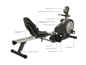 avari conversion ii rower/recumbent bike