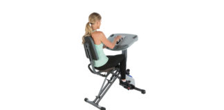 Exerpeutic WORKFIT 1000 Desk Station Semi-Recumbent Exercise Bike Review