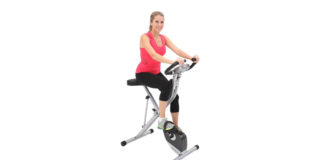 The Exerpeutic Folding Magnetic Upright Bike with Pulse Review