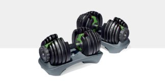 1UP Adjustable Dumbbells Set