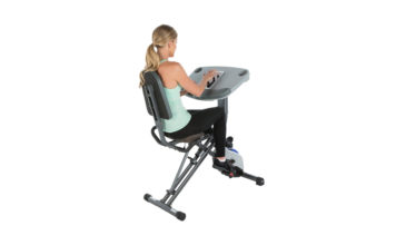 Exerpeutic WORKFIT 1000 Desk Station Semi-Recumbent Exercise Bike Review