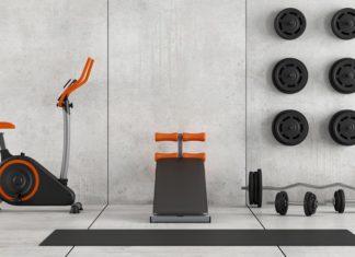 Best Home Gym Equipment 2020 photo of a home gym with some pieces of fitness equipment
